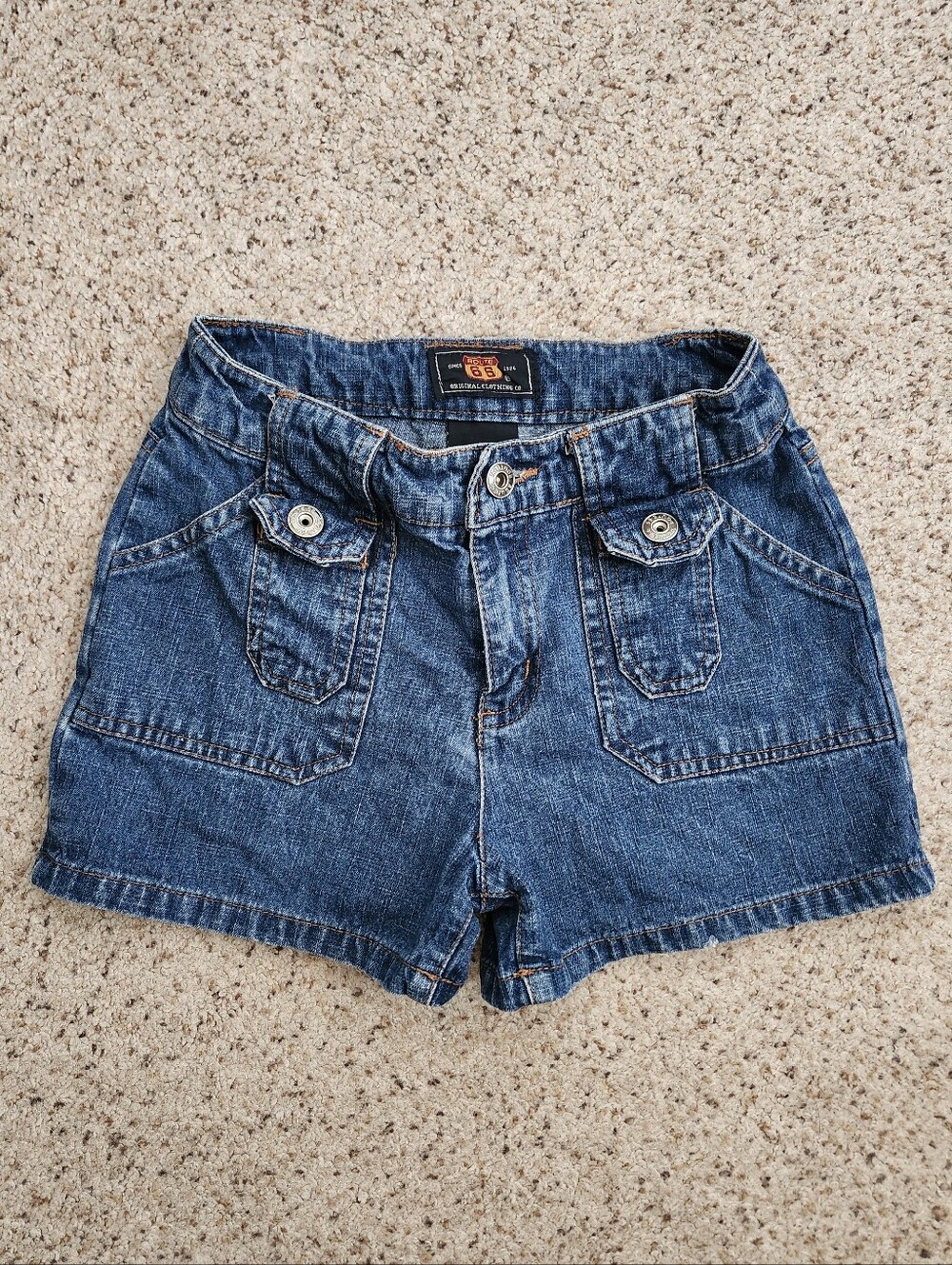 Route 66 Kids Denim Shorts in Blue